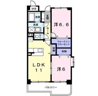 フォレストパレス五番館【3階】の間取り