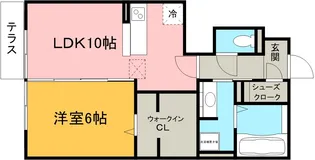 ピオーネ【1階】の間取り
