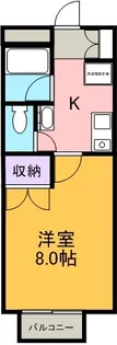 宇緒夢 弐番館【1階】の間取り