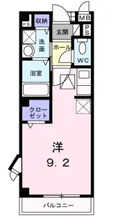 リフティー井上B【105号室】の間取り