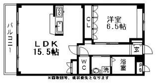 ウィズ宇頭【1階】の間取り