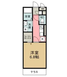 グレイスコート【1階】の間取り