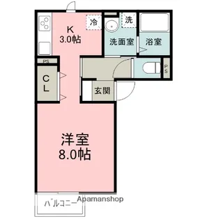 インテレクト【202号室】の間取り