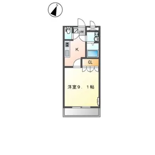 レジデンスH&K【2階】の間取り