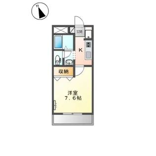 フレンドリーハイツ【1階】の間取り