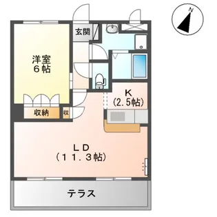 アーバンコートT.B棟【1階】の間取り