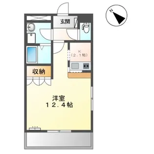 グランチェスタKーⅡ【101号室】の間取り