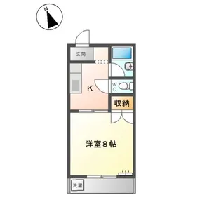 タウニー緑ケ丘【1階】の間取り