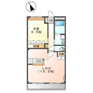 ウィズ宇頭【2階】の間取り