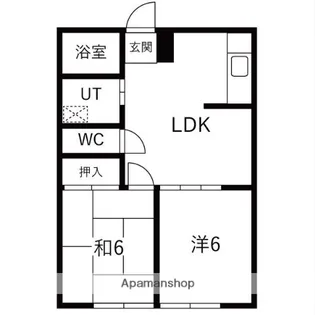 グリーンサイト【2階】の間取り
