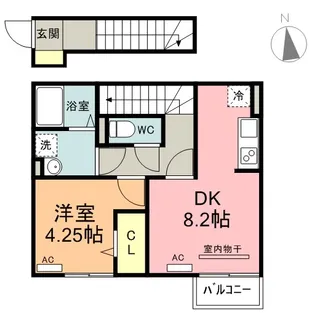 ビリーヴ【2階】の間取り