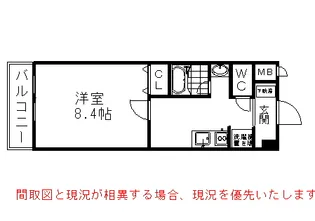 ノーブルスクエア【105号室】の間取り