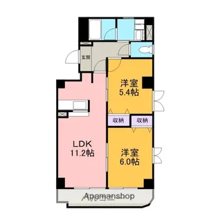 PARC UMEMURA【2階】の間取り