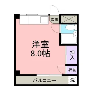環マンション【403号室】の間取り