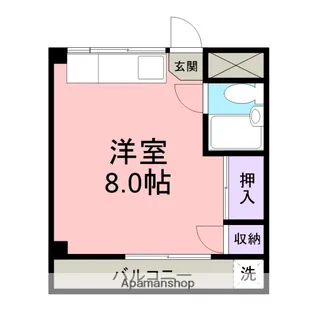環マンション【202号室】の間取り