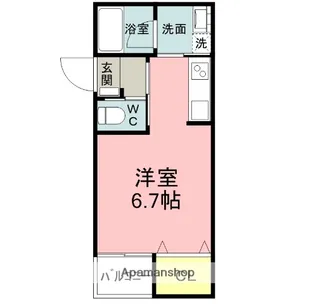 ヴァンベール岡崎【2階】の間取り