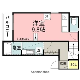 ディアコートⅡ【203号室】の間取り