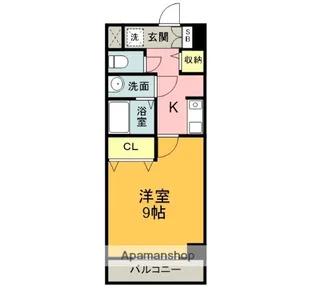 エスパシオ21【401号室】の間取り