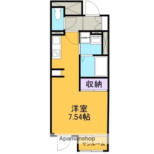 LIFT VISION 柱 OKAZAKI【401号室】の間取り