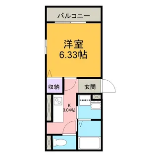 LIVING岡崎駅前【3階】の間取り