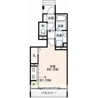 Shalom芦池【103号室】の間取り