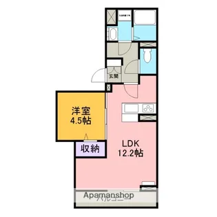 エスポワール樹【201号室】の間取り