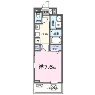 グランシュテル【3階】の間取り