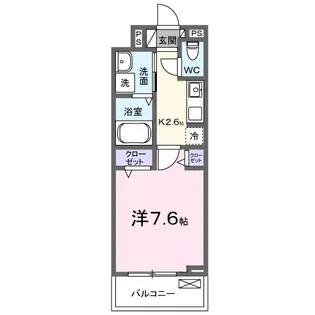 グランシュテル【2階】の間取り