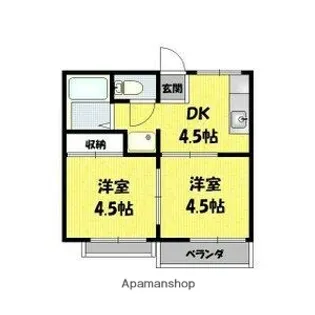 プリムローズ21【103号室】の間取り