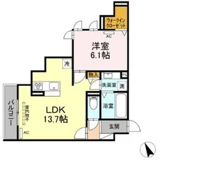 POTEAU DU 南屋敷【3階】の間取り