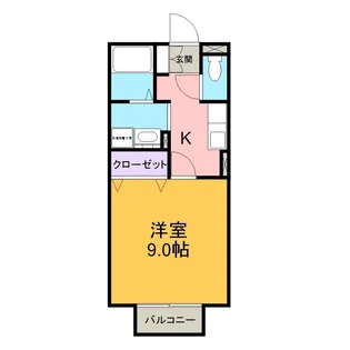 フォーサイト大西【2階】の間取り