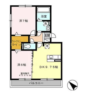 K.I.ハイツ【3階】の間取り