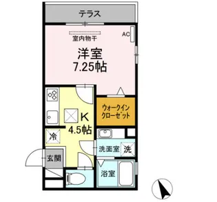 コスモ錦【1階】の間取り