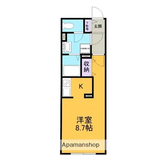 G VIVRE 岡崎駅前【4階】の間取り