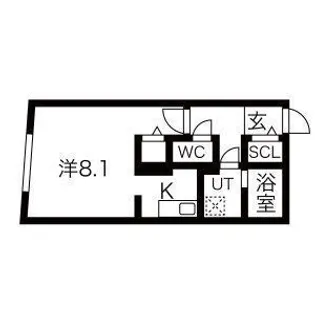 G VIVRE 岡崎駅前【1階】の間取り