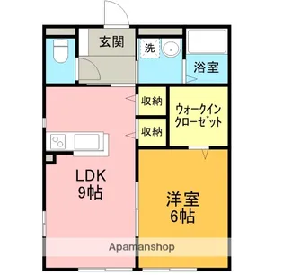 トラストあいみ【203号室】の間取り