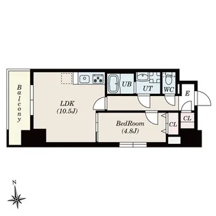 SーRESIDENCE岡崎公園AUREATE【3階】の間取り