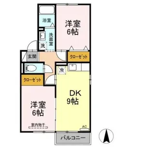 パークサイド大門【2階】の間取り