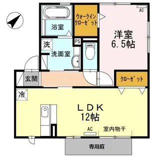 グランドハイツ【1階】の間取り