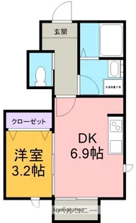 アウロリア【102号室】の間取り