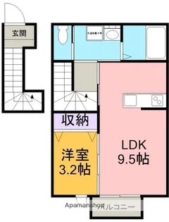 アウロリア【207号室】の間取り