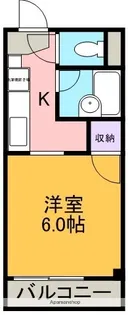 SURPLUS VERDE【102号室】の間取り