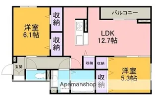 サンイーストⅠ【301号室】の間取り