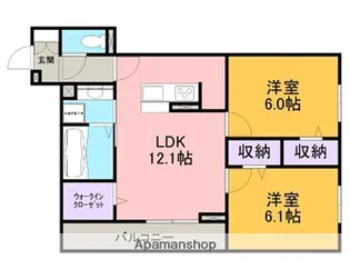 サンイーストⅠ【302号室】の間取り