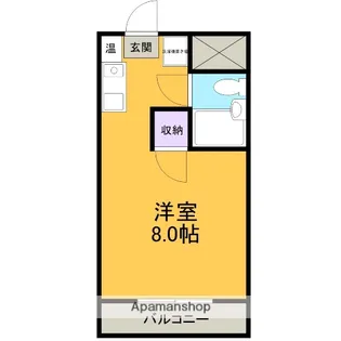 AIコンフォート小豆坂【207号室】の間取り