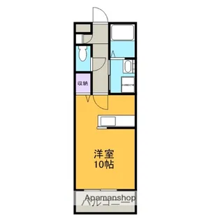 1Rの間取り画像