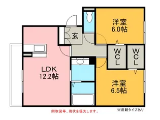 ブロッサム A棟【303号室】の間取り