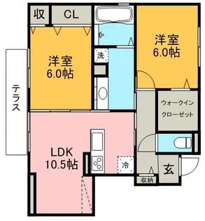 ヴィーブルハウス【1階】の間取り