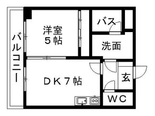 サンローズ本町【5階】の間取り