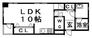 サンローズ本町【4階】の間取り